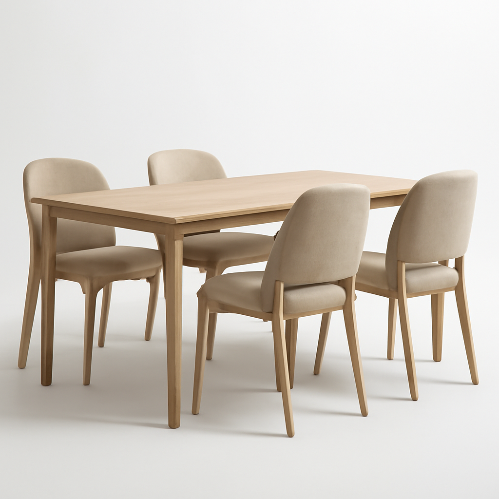 Pale Oak Dining Set