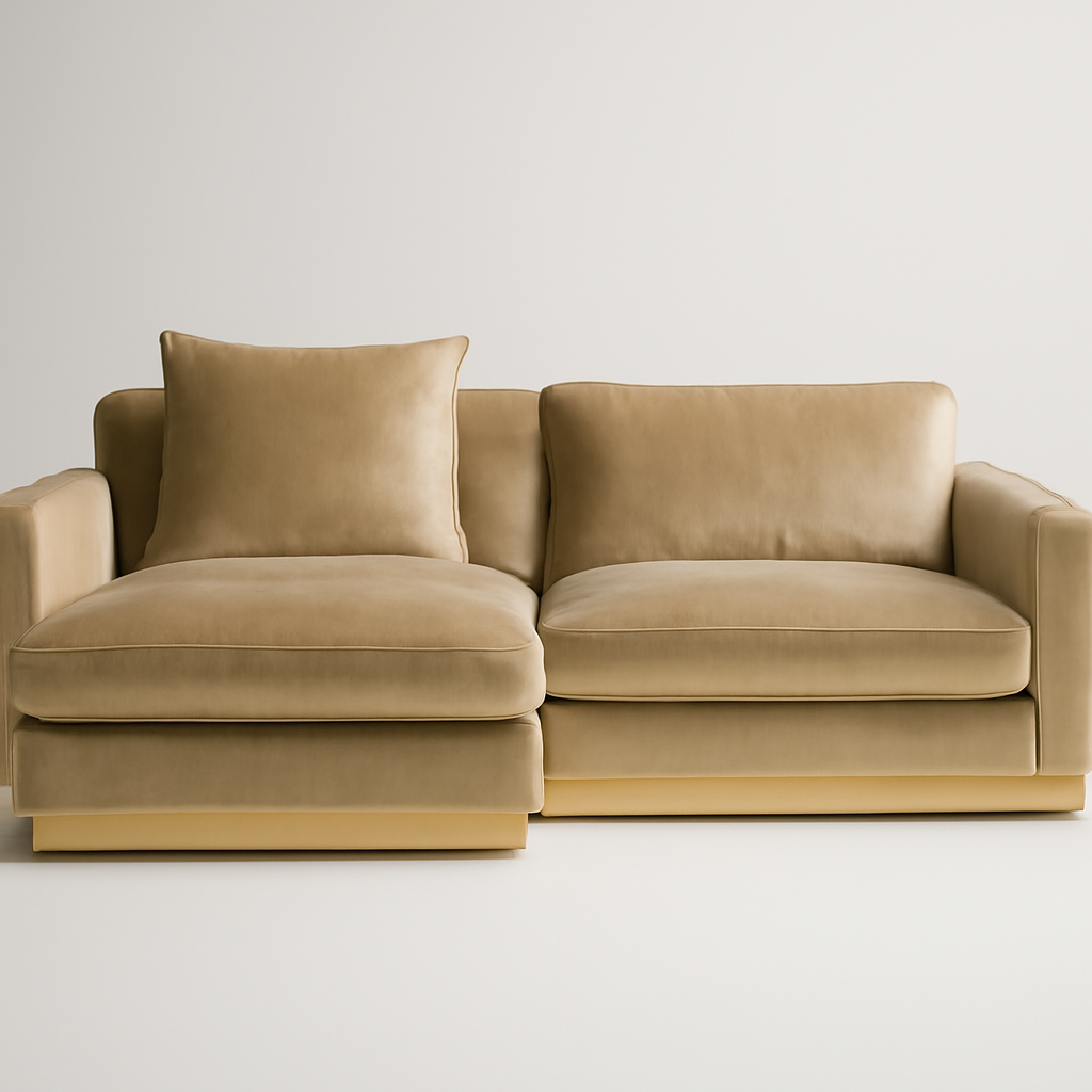 Couture Champagne Sofa